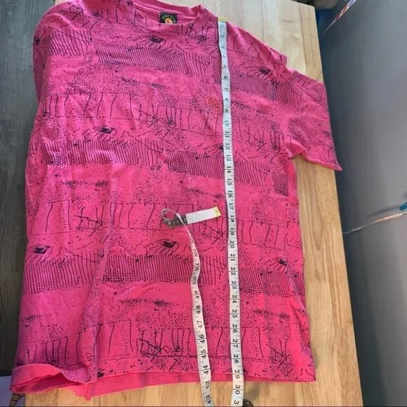 Vintage Y2K Beach Gear Pink T Shirt Size Large - Picture 8 of 8